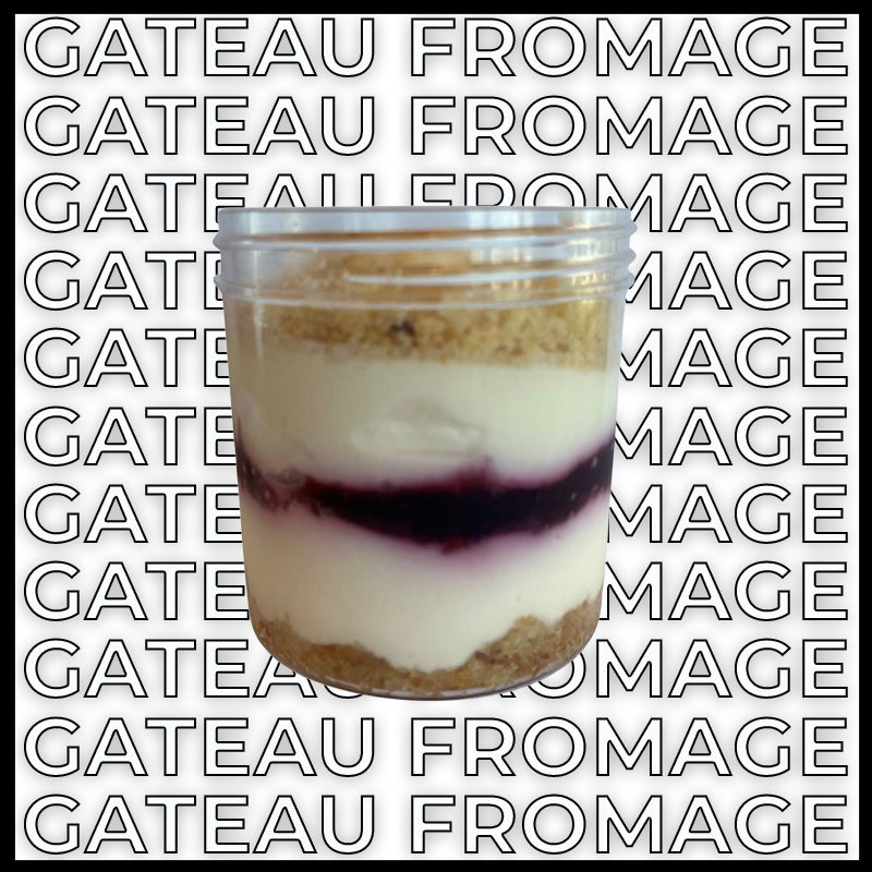 Gateau mousse fromage et petits fruits